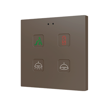 ZENNIO ZVITR4M RGB key 4. PC-ABS Capacitive push button - 4 but
