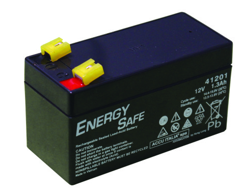 ESSETI 7BA-10003 Batteria di Backup 12V 1.3 A/h