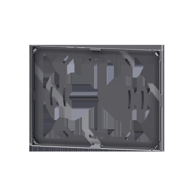 EKINEX EK-TAR-5-NF Confezione 5 pz telaio adattatore nero per placca rettangolare 'NF