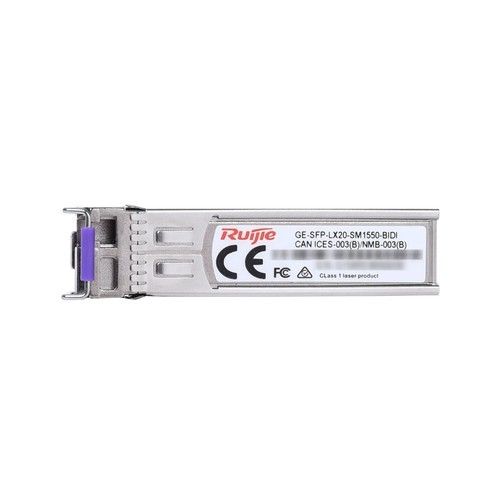 RUIJIE GESFPLX20SM1550BIDI 1000BASE-LX, SFP Transceiver, BIDI-TX1550/RX1310,