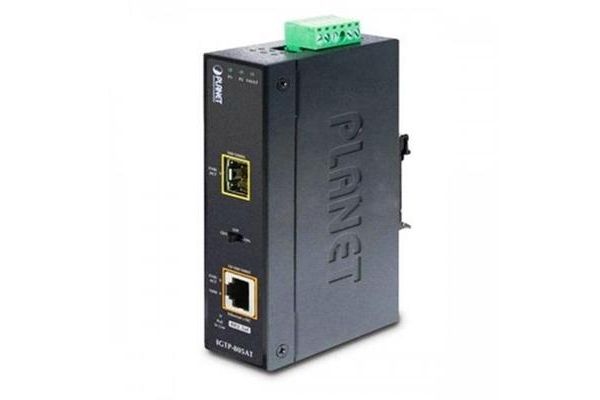 SKILLEYE IGTP-805AT Media Converter- 10/100BaseTX to SFP- HiPOE- Barra