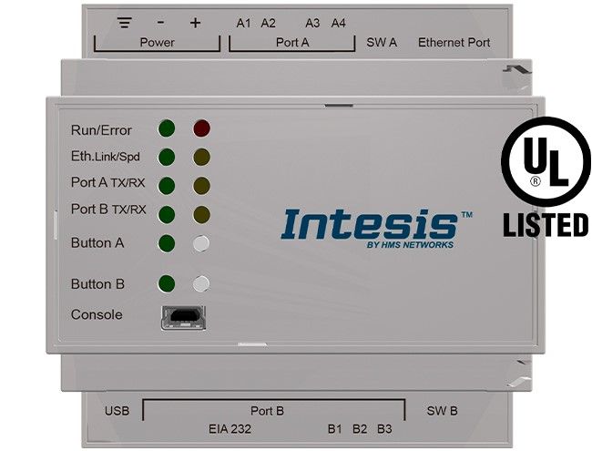 INTESIS INMBSHIS016O000 Hisense VRF systems to Modbus TCP/RTU Interface - 16 units
