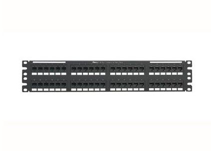 PANDUIT NK5EPPG48Y NK Punchdown Patch Panel- Cat 5e- Flat- 48 Port- 2