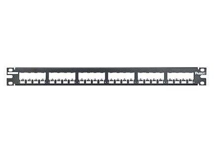 PANDUIT CP24BLY Patch Panel- 24 Port- All Metal- Black