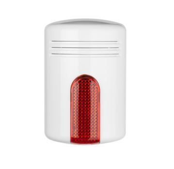 VENITEM 23.28.48 MINI DOGE AL self-powered high sound siren with flashing LED - white/orange