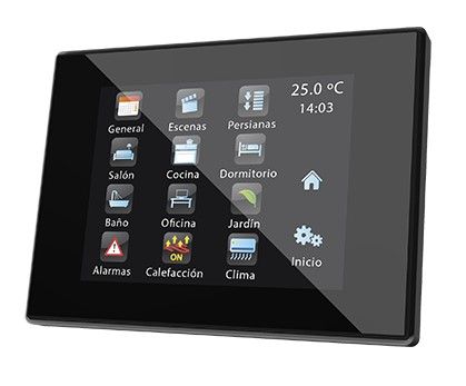 ZENNIO ZVI-Z41LIT-A ZVI-Z41LIT-A  Z41 Lite Full Color Capacitive Touch Panel Lite, anthracite 