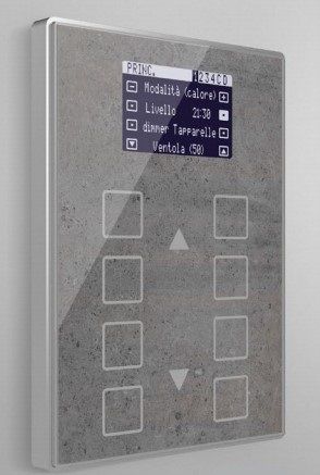 ZENNIO ZVI-TMDV-P TMDV room controller, PVC frame, custom