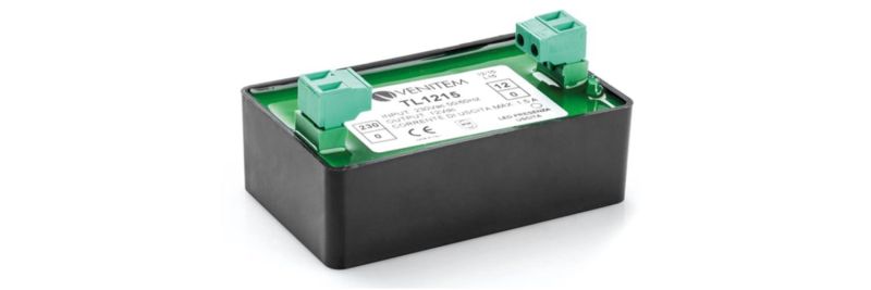 VENITEM 23.27.36 Alimentatore switching TL1215 R&D in.100-240Vac 50/60Hz us. 12Vdc 1,5A