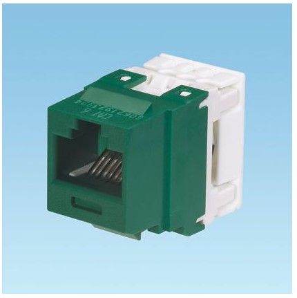 PANDUIT NK688MGR NK Cat 6 punchdown jack module - Green