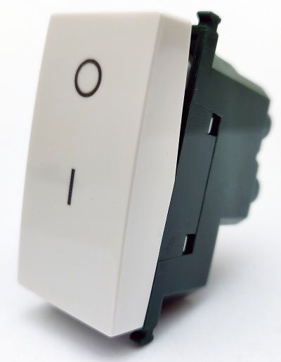 MAPAM 602B Bipolar Switch 01 (16A-250V) Gem 602B White