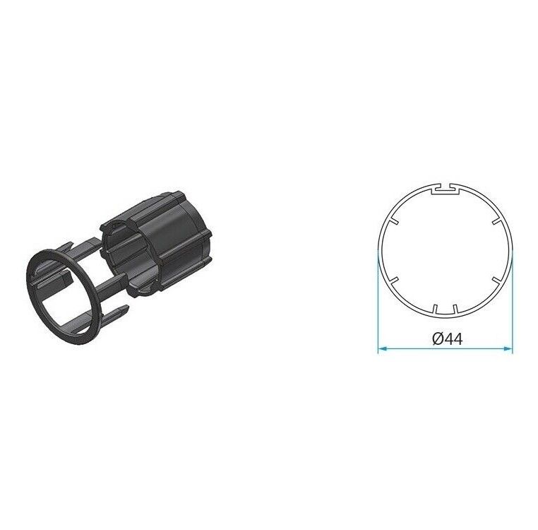 FAAC A3505_0507 TM2 AD35 - 45Mm Round Tube Adapter 