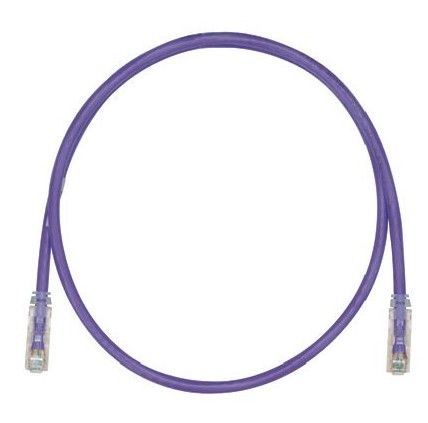 PANDUIT UTPSP1.5MVLY Patch Cord in Rame- Cat 6- Violet UTP Cable- 1.5 Meter