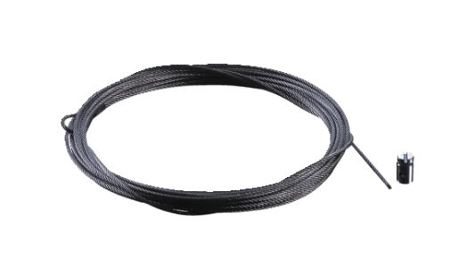SOMMER Y50007 Cavetto acciaio 1 x 5 m con morsetto
