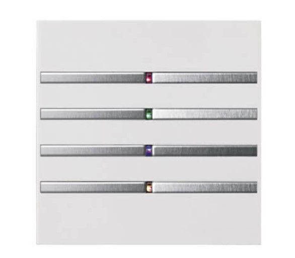 BLUMOTIX BX-QKW-CHROME QUBIK Tastiera KNX multifunzione in ABS quadrata