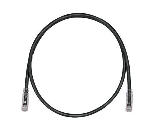 PANDUIT UTPSP3MBLY Copper Patch Cord- Cat 6- Black UTP Cable- 3 Meter