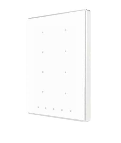 ZENNIO ZVI-TMDP8-PW ZVI-TMDP8-PW TMD Plus KNX Capacitive Touch Switch, 8 buttons, white