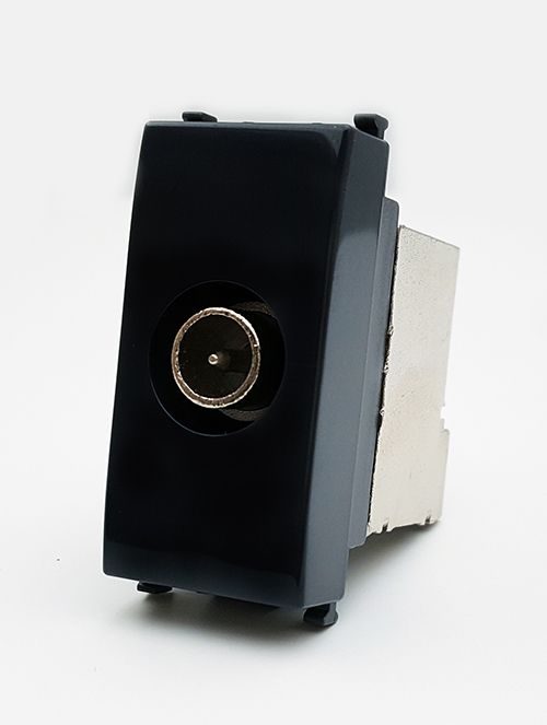 MAPAM 626N Gem 626N Black Derivative TV Socket