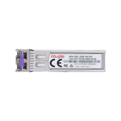 RUIJIE MINI-GBIC-ZX80-SM1550 1000BASE-ZX, SFP Transceiver, SM (1550nm, 80km, LC