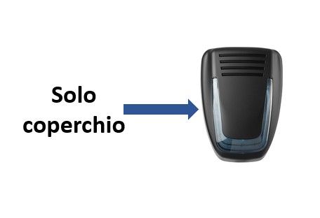 VENITEM 23.27.42 Coperchio MOSE LUX nero opaco tech con foro