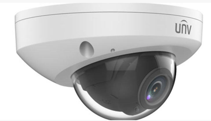 UNIVIEW IPC314SBADF28KM12I0 Telecamera mini dome fissa IR LightHunter intelligente HD da 4 MP