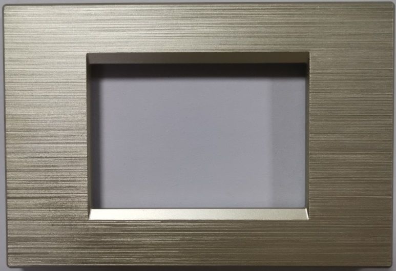 MAPAM M5003SL-4 Placca Tecnopolimero Spazzolato M5003SL-4 Joy 3P S