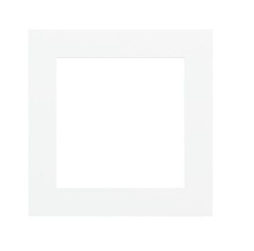 EKINEX EK-PQG-6-GA_ Confezione 6 placche quadrate plastica finestra 55x55