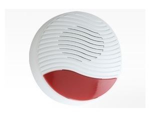 VENITEM 23.31.20 SP200L 12V piezoelectric siren in white ABS + flashing LED