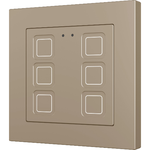 ZENNIO ZVIT70X6C Tecla 70 X6. PC-ABS Capacitive push button 70x70 -