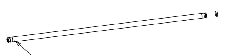 RIB IDR0040 R CONNECTING HYDRO27/SUPER 651 PIPE