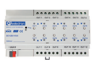 EELECTRON BO12B01KNX MODULO DIN MULTIFUNZIONE 12OUT RELE 16A CAPACITIVI