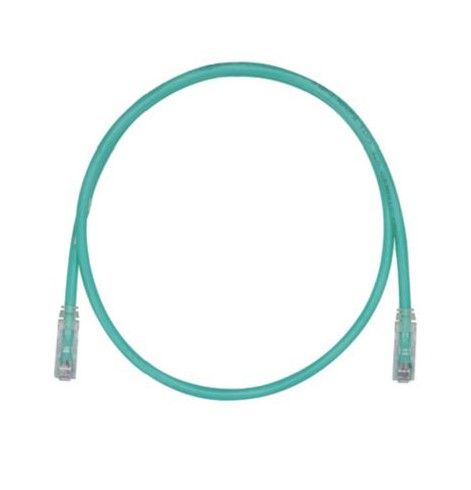 PANDUIT UTPSP2.5MGRY Copper Patch Cord- Cat 6- Green UTP Cable- 2.5 Meter