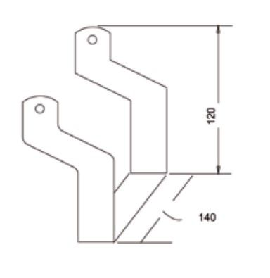 TECNOCONTROL ST320 Fixing bracket for ATEX sirens model SI320