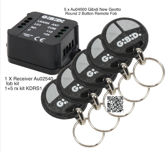 GIBIDI KDRS-1 Kit ricevitore 1+5 kit RX
