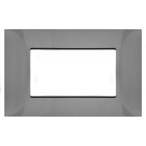 MAPAM 6004-08 Placca Tecnopolimero Gem 6004-08 4P GrigioScuro