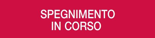 COOPER CSA FIRE CSA08589-F THE WORDING FSB01 SHUTDOWN IN PROGRESS