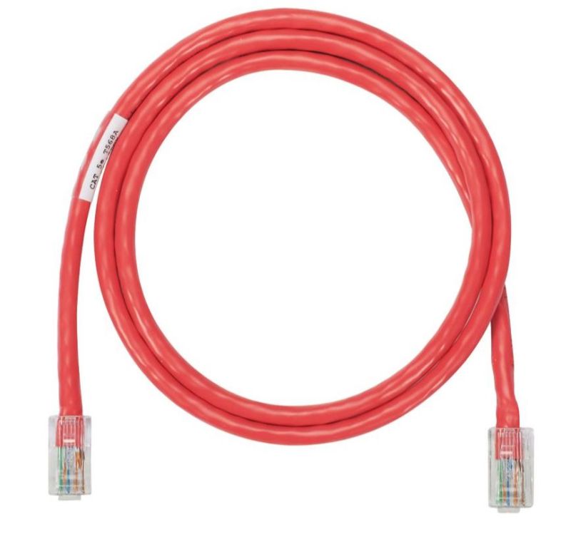 PANDUIT NK5EPC5MRDY NK Copper Patch Cord- Category 5e- Red UTP Cable-