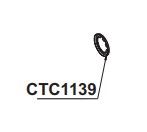 RIB CTC1139 ZA15 ROTOR CLIP RING