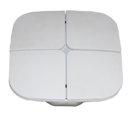 EELECTRON MB80A1AKNX - WH KNX MINIPAD 8 CH - TS WHITE CERAMIC - WHITE CROSS - COMPLETE