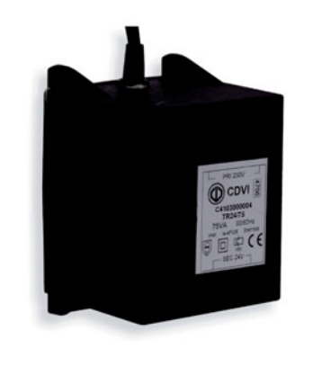 CDVI TR24/75 TRASFORMATORE PER CENTRALE CT-V900-A 24V - 75 VA -
