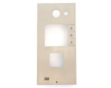 9137610 2N IP Vario metal cover 3 buttons and card reader