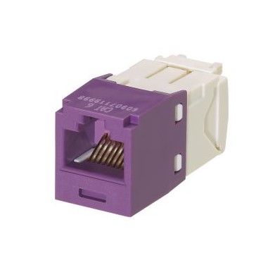 PANDUIT CJ688TGVL Mini-Com Module- Cat 6- UTP- 8 pos 8 wire- Univers