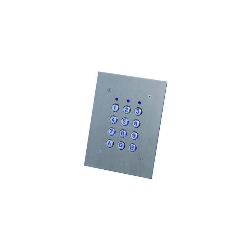 ABTECNO XPR-EX5M-102A FLUSH-MOUNTED KEYBOARD WITH 99 STANDALONE CODES METALLIC KEYS