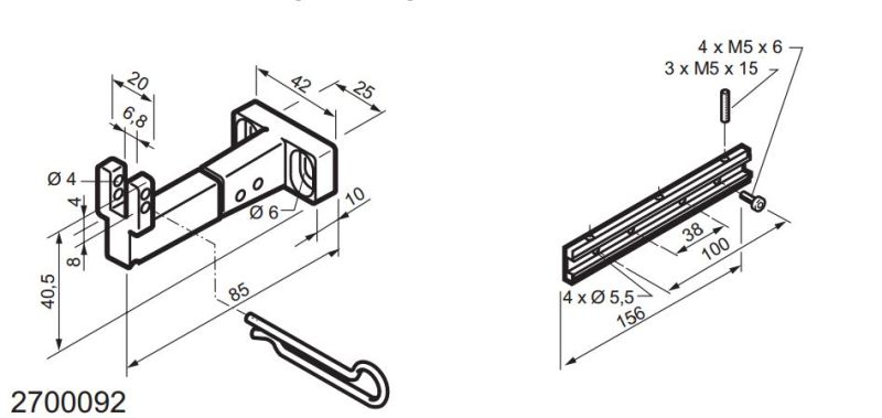 MINGARDI 2700092 Universal kit for potted window applications