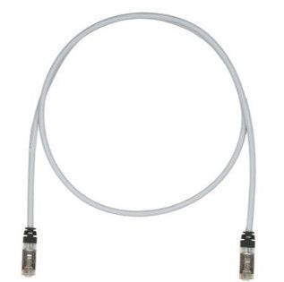 PANDUIT STP6X2MIG Copper Patch Cord- Cat 6A- Intl Gray S/FTP Cable- 2 meters