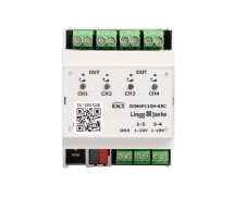 LINGG-JANKE "77611 / 77611SEC" DIM4F110H-SEC KNX Secure 1-10V interface 4fold, manual operation