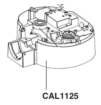 RIB CAL1125 BASE SCORREVOLE K NOIR 100