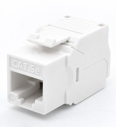 WP RACK WPC-KEY-5UP-TL/W KEYSTONE SOCKET CAT.5E UTP, TOOLLESS, WHITE COLOR