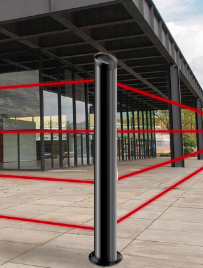 POLITEC MANA IR SMA 40250 4T TERMINAL column 4 rays double optics TX H 400 c
