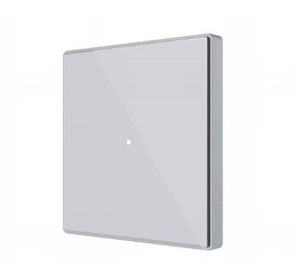 ZENNIO ZVI-SQTMD1-S ZVI-SQTMD1-S Square TMD Capacitive push button Square Touch-MyDesign with temperature probe, 1 button, silver