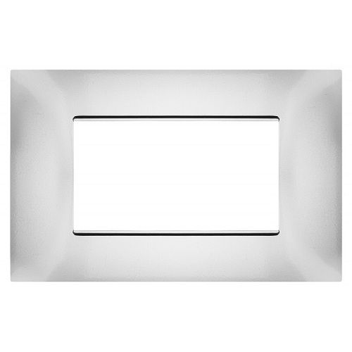 MAPAM 6004-04 Placca Tecnopolimero Gem 6004-04 4P Grigio C.